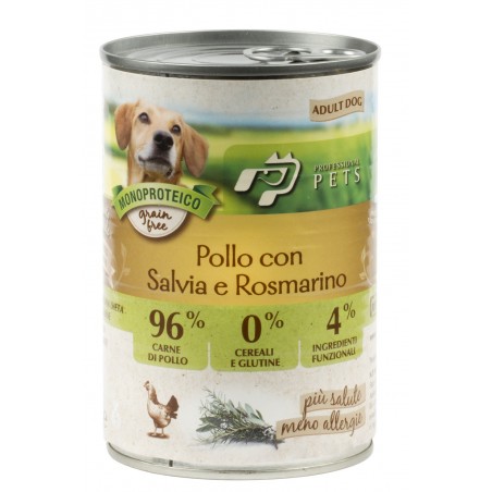 Professional Pets Pollo Salvia Rosmarino 400gr