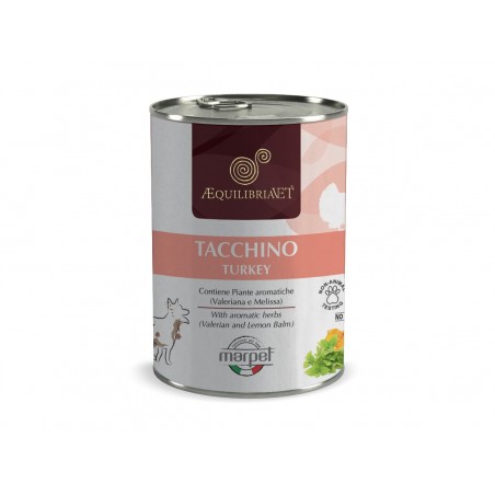 AEquilibriavet Cane Umido 410gr Tacchino