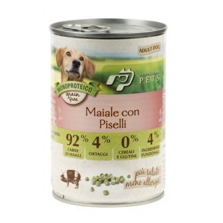 Professional Pets Maiale con Piselli 400gr