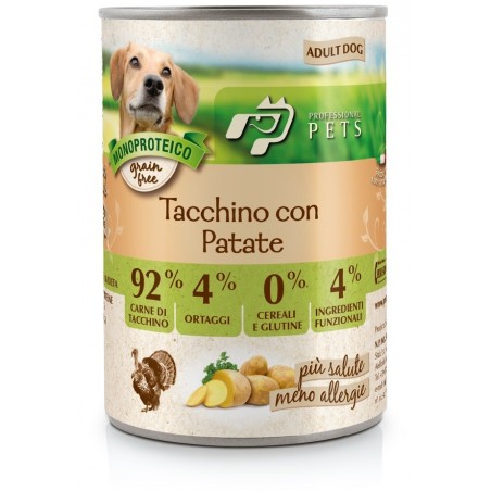 Professional Pets Tacchino con Patate 400gr