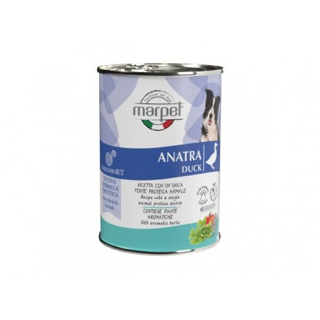 AEquilibriavet Cane Umido 410gr Anatra