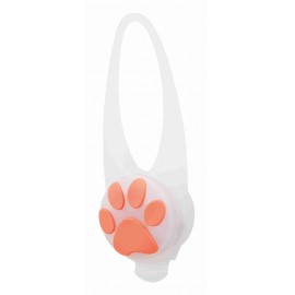 Flasher per cani arancione bianco