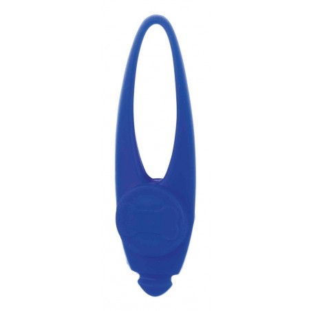 Flasher per cani in silicone blu 11 cm