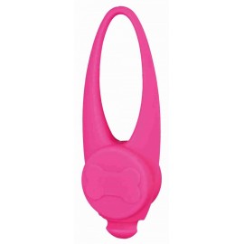 Flasher per cani in silicone rosa 8 cm